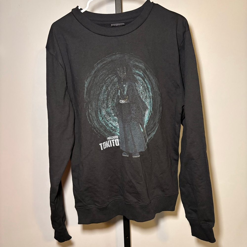 Men's BIOWORLD Black Muichiro Tokito‎ Sweatshirt S